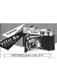 Voigtlander Vito 2 a manual. Camera Instructions.